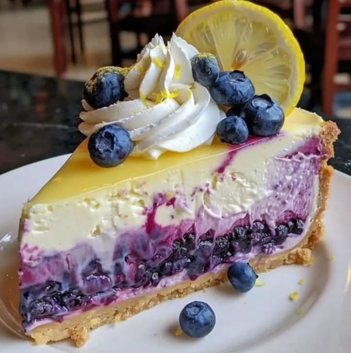 Lemon-Blueberry-Cheesecake